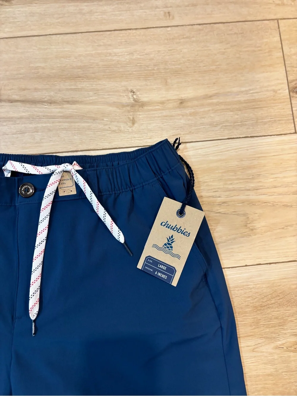 Chubbies The New Avenues 6.0 Everywear Shorts Mens Large Navy Blue